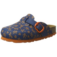 LICO Bioline Clog KIDS Unisex Kinder Clogs, Blau/ Orange,