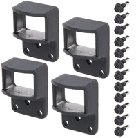 GAH Alberts Alberts 509859 Befestigungs-Set für Zaunfelder | Aluminium,
