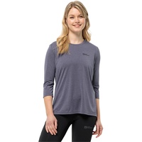 Jack Wolfskin Damen CROSSTRAIL 3/4 T W Wander-Shirt, Dolphin,