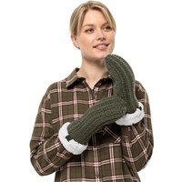 Jack Wolfskin Highloft Knit Fausthandschuhe - Island Moss M