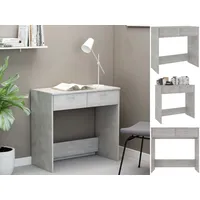 VidaXL Schreibtisch Betongrau 80x40x75 cm Holzwerkstoff