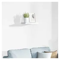VidaXL Wandregal 40 x 23 x 3,8 cm Hochglanz-Weiß