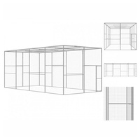 VidaXL Katzenkäfig 6x3x2,5 m Verzinkter Stahl