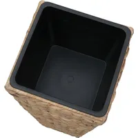 VidaXL Blumenkübel 3 Stk. Wasserhyazinthe Braun