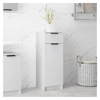 VidaXL Badschrank Weiß 32x34x90 cm Holzwerkstoff