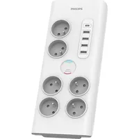Philips Steckdosenleiste SPN7060WA/60 2 m Weiß 6 St.