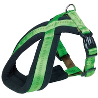 Nobby Komfort Geschirr Soft Grip, grün Bauch: 20-30 cm,