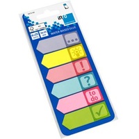 Info Symbole Haftmarker farbsortiert "Symbole" 6x 25 Streifen