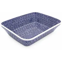 BUNZLAUER KERAMIK Auflaufform 2,7l 23,2x29,7cm, H=7,0cm, Dekor 120