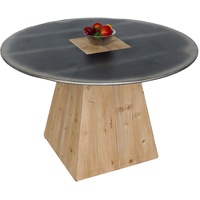 MCW Esstisch, MCW-L76, Tisch Esszimmertisch, rund Industrial Massiv-Holz MVG-zertifiziert