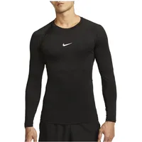 Nike Pro Dri-FIT Tight langarm Funktionsshirt Herren 010 black/white