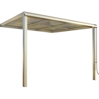 BECKMANN Exklusiv Gr. 5", grau (alu natur), B:307cm T:321,7cm,