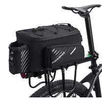 ROCKBROS Fahrrad Gepäckträgertasche Fahrradtasche Hinter Transporttasche Gepäcktasche Wasserdicht Schwarz