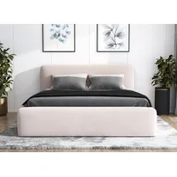 Mebloland Polsterbett LUMO- OM mit Bettkasten und Lattenrost -