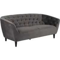 Actona Sofa Ria Stoff Dark Grey 3-Sitzer