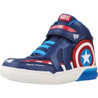 GEOX Herren J GRAYJAY Boy Sneaker, Navy/RED, 38 EU