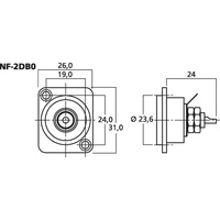 Neutrik NF2D-B-0