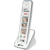 Geemarc AmpliDECT COMBI-PHOTO 295 schnurgebundenes Telefon, + 1 Foto-Mobilteil
