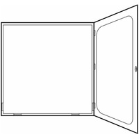 ABN Zählerwechsel-Schrank IP54 By/Th mit Sichtscheibe für WMP38-55 WMS2855