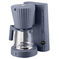 Alessi Plissé Filterkaffeemaschine grau