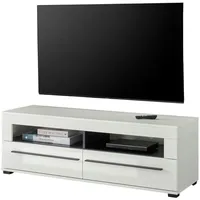 Furn.design Tv-Lowboard, weiß Hochglanz 140 x 47 cm Design-D