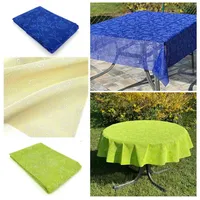 Heimtexland ® Outdoor Garten Camping Tischdecke Ranke Wetterfest UV-Beständig