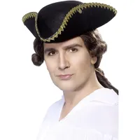 Smiffys Dick Turpin Dreispitz, Filz