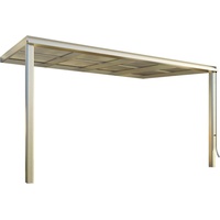 BECKMANN Exklusiv Gr. 2", grau (alu natur), B:407cm T:270,7cm,
