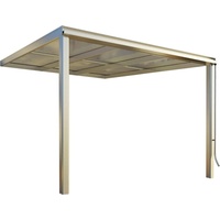 BECKMANN Exklusiv Gr. 9", grau (alu natur), B:307cm T:371,3cm,