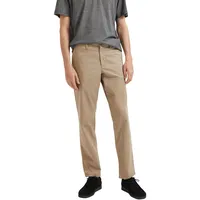Selected New Miles Straight Fit Chinohose - Greige -
