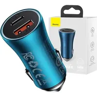 Baseus Golden Contactor Max Dual Schnellladegerät Autoladegerät 60W USB+Type-C