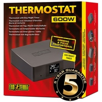 Exo Terra Thermostat mit Tag-/Nacht Zeitschaltuhr, steuert Heizgeräte bis
