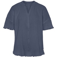 S.Oliver Damen Pyjamaoberteil Dunkelblau Gr.40