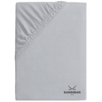 Sansibar Topperbezug SANSIBAR Jersey (BL 140x200 cm) - grau