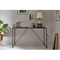 Jahnke Glasschreibtisch Glam Desk SCHWARZGLAS/SCHWARZ