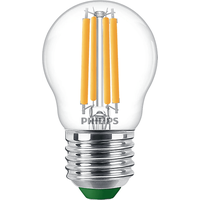 Philips LED Classic E27 klar, Tropfen, warmweiß (00225556)