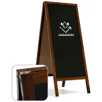 ALLboards Kundenstopper wasserfest mit lackiertem Holzrahmen 150×61 cm