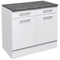 BASIC by Balculina Unterschrank Lier - weiß