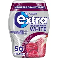 Extra® PROFESSIONAL WHITE HIMBEERE GRANATAPFEL Kaugummis 50 Dragees