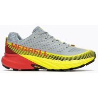 Merrell Agility Peak 5 (angenehmer Tragekomfort, Rock Plate) grau/gelb/rot