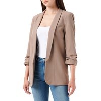 Pieces Damen Pcboss Noos 3/4 Blazer, Fossil,XL