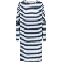 MEY Nachtwäsche Serie Cyra Nachthemd, Rundhals-Ausschnitt, Streifen-Design, für Damen