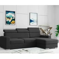 M-punkt Ecksofa TOKIO mit Bett und Bettkasten Sofa/Schlafsofa -