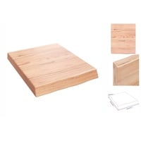 VidaXL Wandregal Hellbraun 40x50x(2-6) cm Massivholz Eiche Behandelt