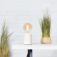 Lightbox Tischlampe im Nature Style - dekorative Tischleuchte mit