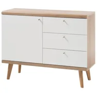 Lomadox Sideboard Schubkasten Anrichte Schrank Retro Design in matt