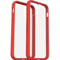 Otterbox React iPhone 12 Mini), Smartphone Hülle, Rot, Transparent