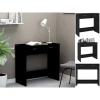 VidaXL Schreibtisch Kinderschreibtisch Schwarz