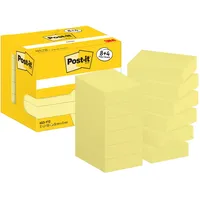 Post-it Notizen Kanariengelb, Packung mit 12 Blöcken, 100 Blatt