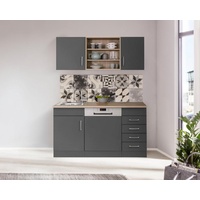 Held MÖBEL Pantryküche »Mali«, Breite 150 cm, mit E-Geräten